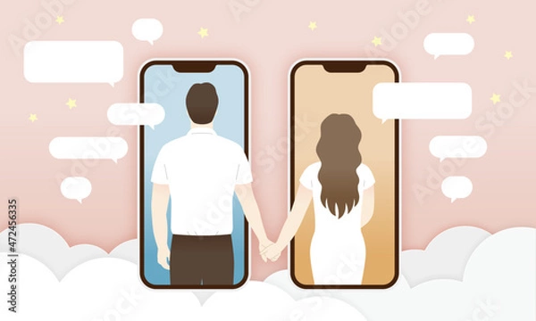 Fototapeta 恋人のメッセージ