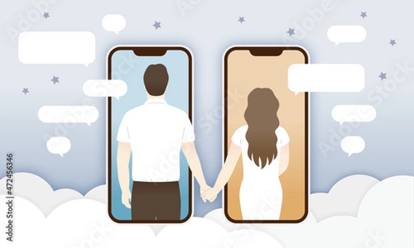 Fototapeta 恋人のメッセージ