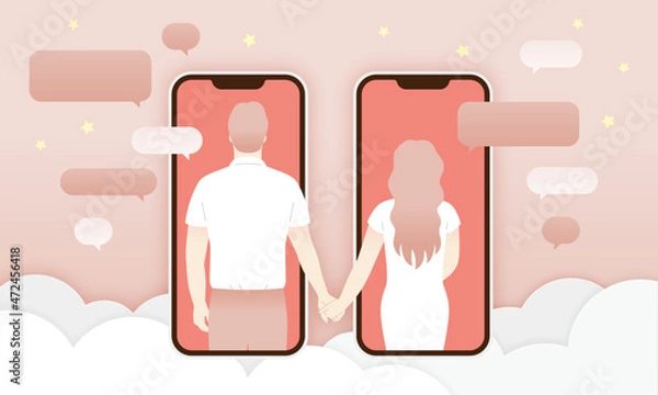 Fototapeta 恋人のメッセージ