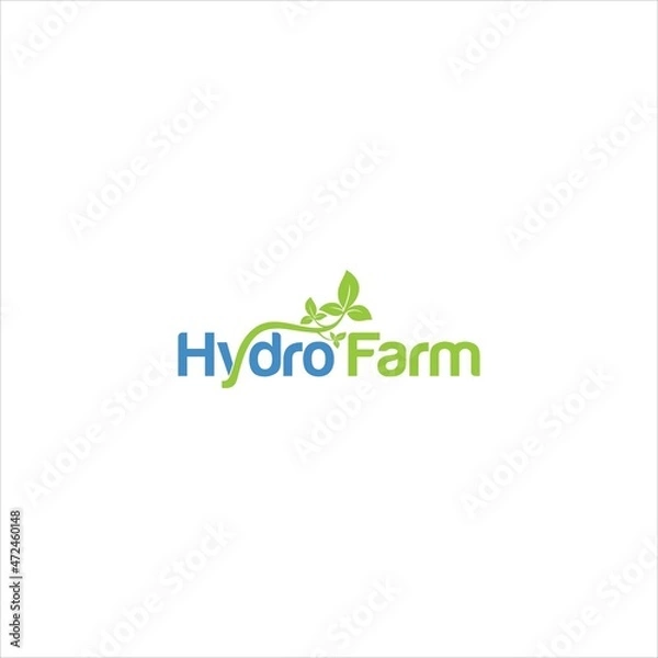 Obraz Hydro Farm Logo Vector Template