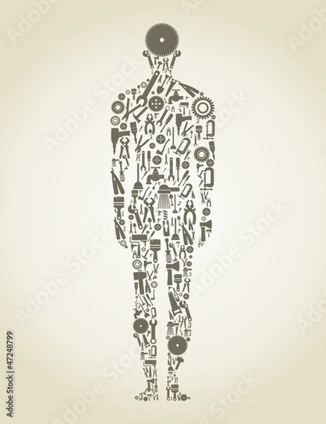 Obraz tool person
