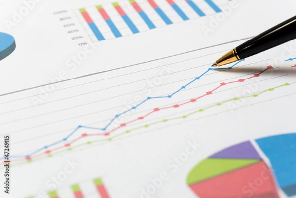 Obraz ビジネスチャート