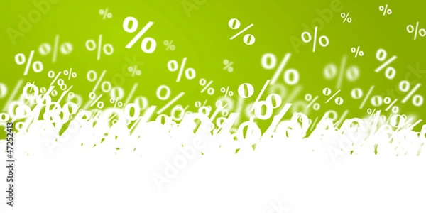 Fototapeta green Sale, vector
