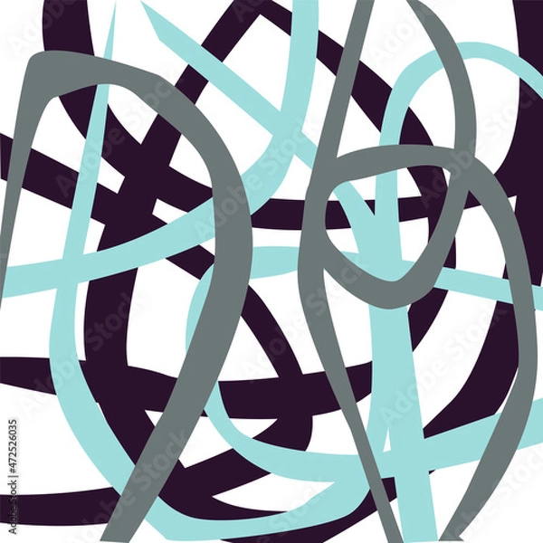 Fototapeta Abstract trendy splash background made of gray elements.
