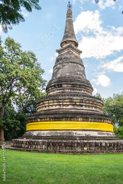 Obraz Within Wat Umong is a Buddhist temple or Wat in Thai in Chiang Mai province northern of Thailand.
