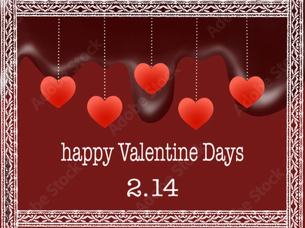 Obraz バレンタイン　チョコレート