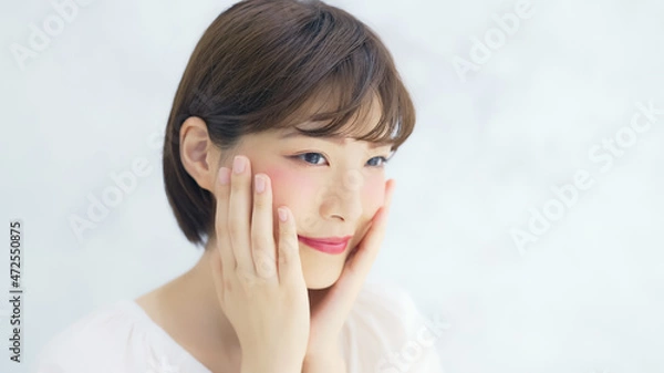 Fototapeta 女性のスキンケアイメージ　美容　肌ケア