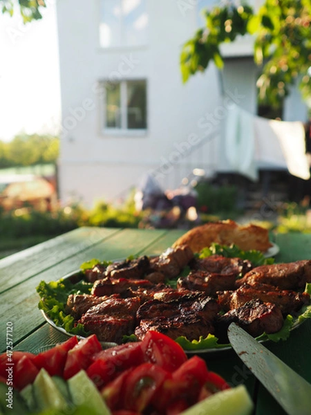 Obraz EVENING BARBECUE