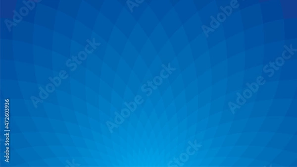 Obraz Deep Blue Webpage or Business Presentation Abstract Background with Copyspace. HD 16x9 Wide Screen Vector Pattern. No Transparents, No Gradients, Full Editable.