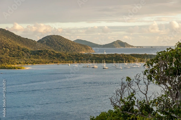 Fototapeta British Virgin Islands Caribbean Scenic View