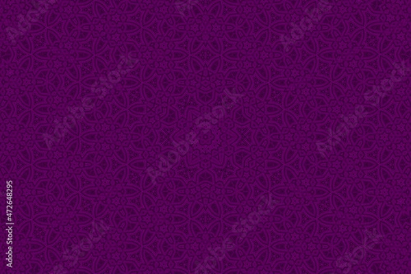 Fototapeta Purple Abstract kaleidoscope background. kaleidoscope texture design. multicolor kaleidoscope. Kaleidoscopic pattern. Mandala pattern. Batik Pattern