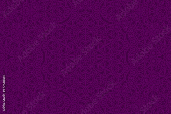 Fototapeta Purple Abstract kaleidoscope background. kaleidoscope texture design. multicolor kaleidoscope. Kaleidoscopic pattern. Mandala pattern. Batik Pattern