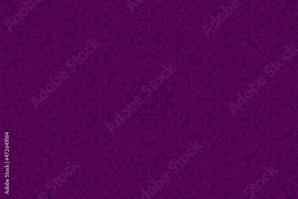 Fototapeta Purple Abstract kaleidoscope background. kaleidoscope texture design. multicolor kaleidoscope. Kaleidoscopic pattern. Mandala pattern. Batik Pattern