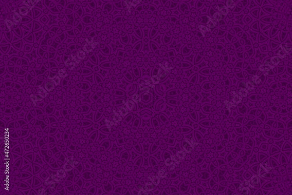 Fototapeta Purple Abstract kaleidoscope background. kaleidoscope texture design. multicolor kaleidoscope. Kaleidoscopic pattern. Mandala pattern. Batik Pattern