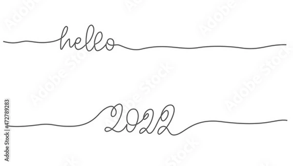 Obraz 2022 logo text design