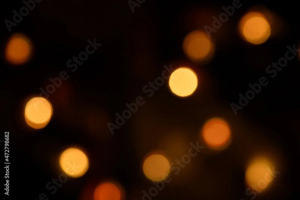 Obraz Bokeh background, lighting background Christmas