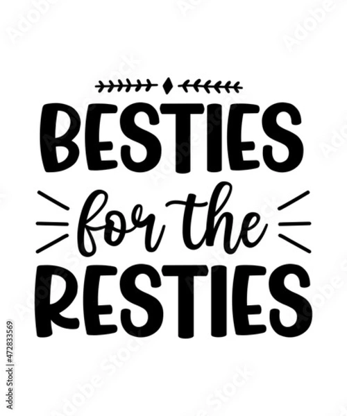 Obraz Friendship Svg Bundle, Friend, Digital SVG File for Cricut or Silhouette, DXF, PNG, Jpg, Eps, Print File