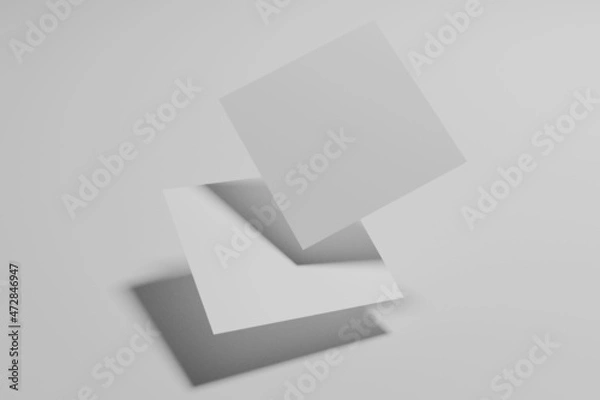 Fototapeta Square blank mockup