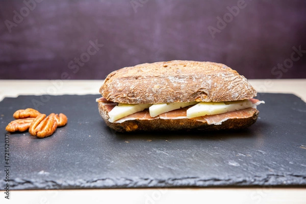 Obraz Bocadillo de jamón y queso