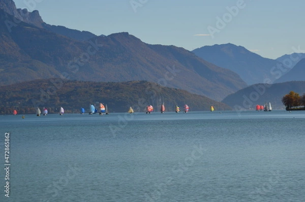 Obraz Alrededor lago Annecy