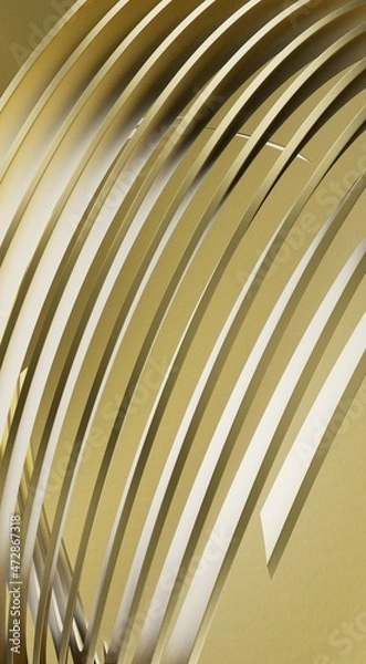 Fototapeta Gold black abstract background with golden lines. Background