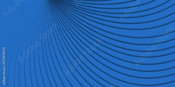 Obraz Blue background with wave effect