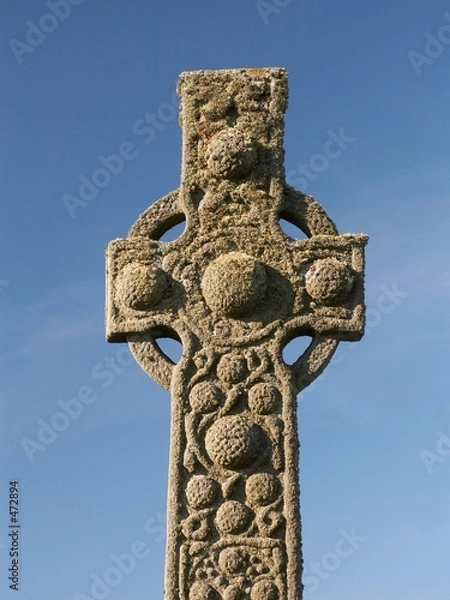 Obraz celtic cross of stone