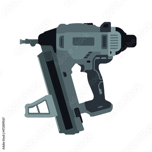 Fototapeta Stapler, construction stapler, vector. 