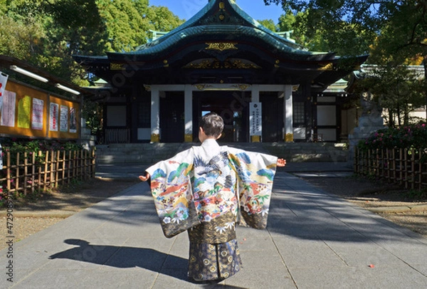 Obraz Tradition japan Kimono boy