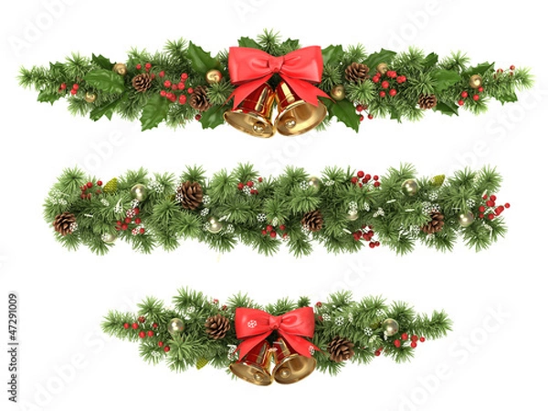 Obraz Granice choinek.