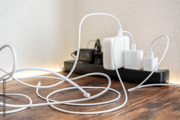 Fototapeta 充電ケーブル