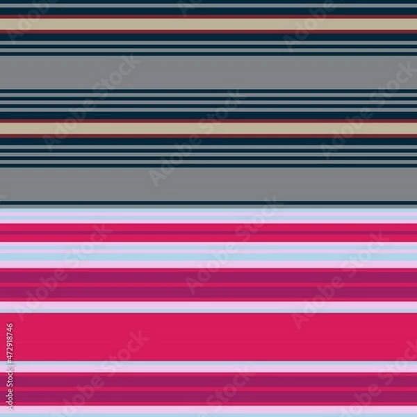 Fototapeta Double Rainbow Striped seamless pattern design