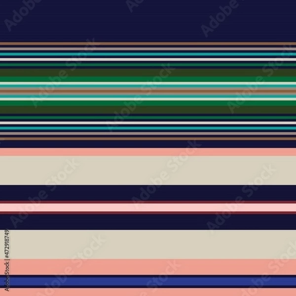 Fototapeta Double Rainbow Striped seamless pattern design