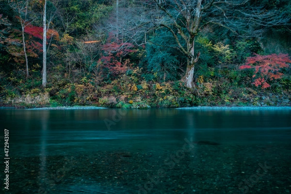Obraz 静かな川の流れ