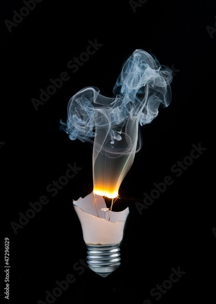 Obraz light bulb burns out