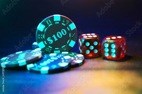 Fototapeta Poker dice