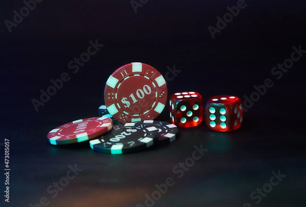 Fototapeta Poker dice
