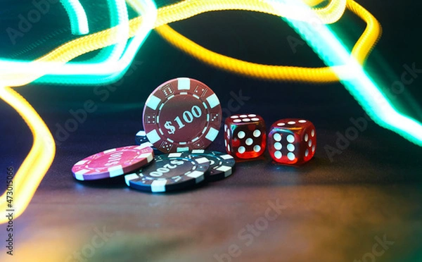 Fototapeta Poker dice