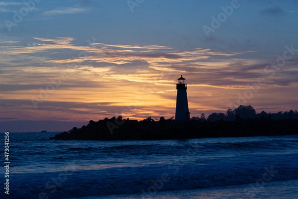 Obraz Santa Cruz at Sunset