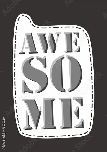 Obraz Awesome Design Vector template

