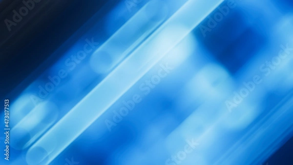 Fototapeta bokeh of line and lights on blu background.