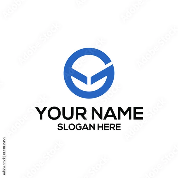 Obraz VG CIRCLE logo for company