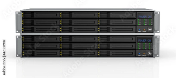 Fototapeta rack server
