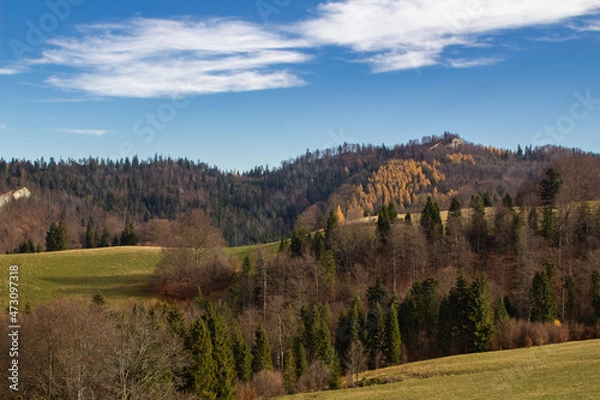 Obraz Piękna jesień w Pieninach