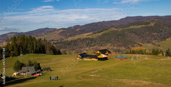 Obraz Pieniny, Jaworki, Homole. 