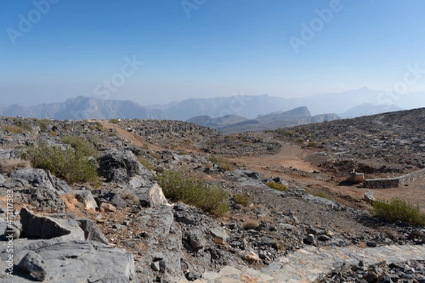 Obraz Mountains in Jebel Jais