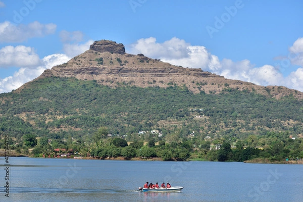 Obraz Boating in lake