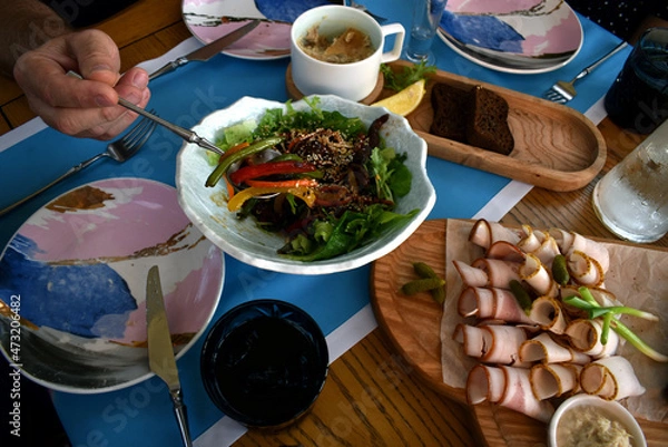 Obraz food on the table