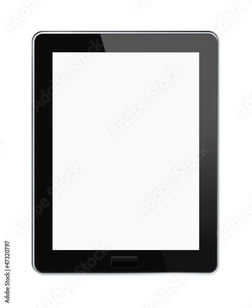 Fototapeta Blank digital tablet with clipping paths