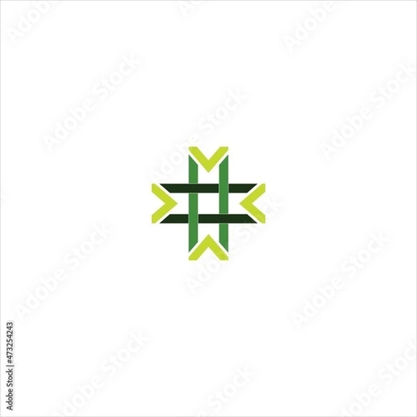 Fototapeta check mark logo vector template plus